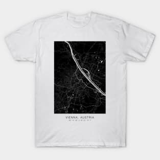 vienna maps poster minimalist T-Shirt